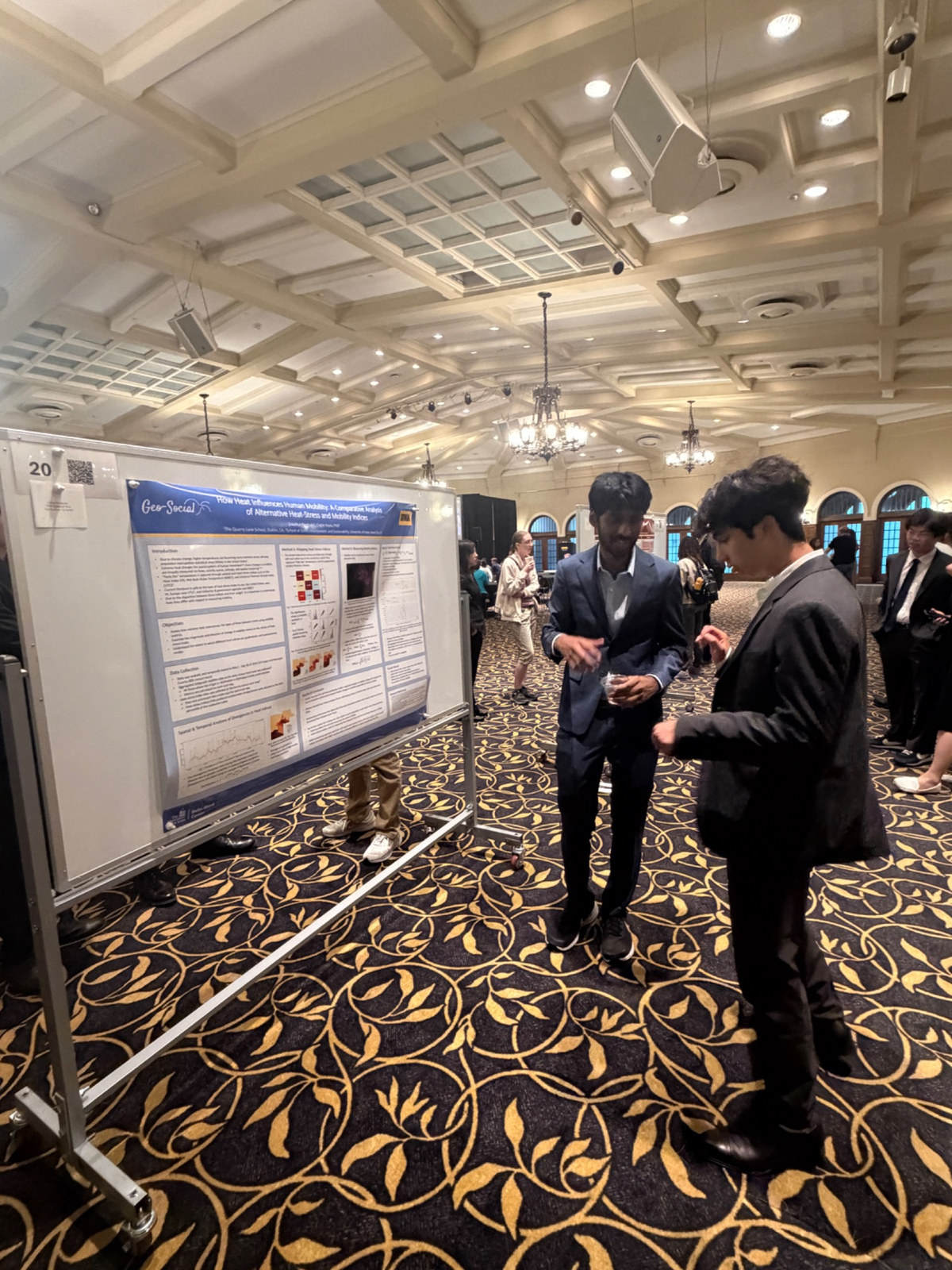 2026 SSTP student presenting research poster