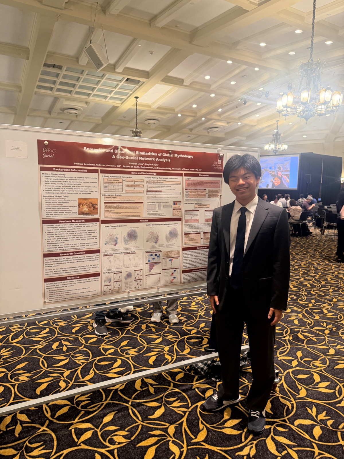 2026 SSTP student presenting research poster